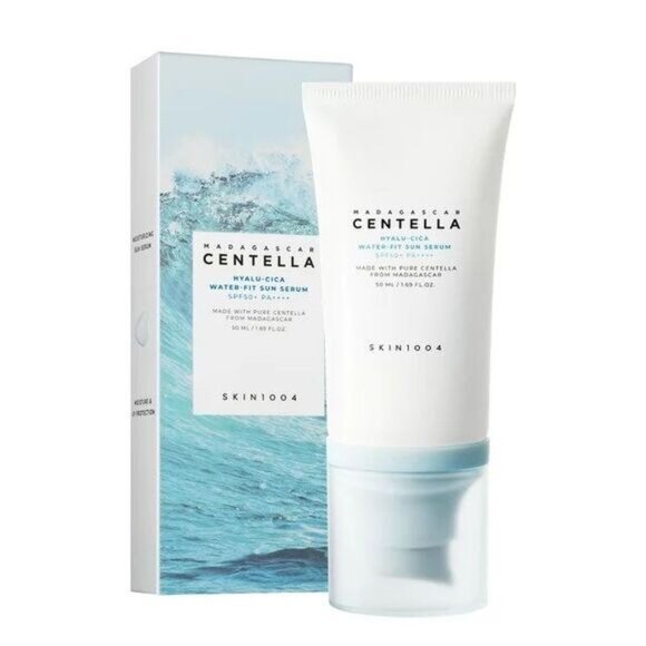 Madagascar Centella Hyalu-Cica Water-Fit Sun Serum SPF50 Skin1004 NEW w/o BOX - Picture 1 of 3